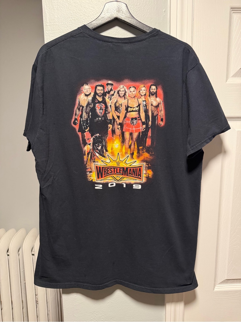 WWE WRESTLEMANIA 35 T-shirt NY/NEW JERSEY APRIL 7, 2019 Size XL